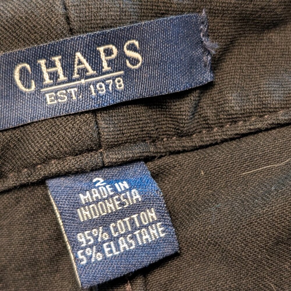 Chaps Brand Women's Black Jeans - Size 2 - Picture 4 of 14